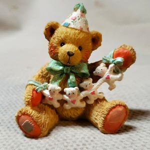 Cherish Teddies, unfolding happy wishes four you
